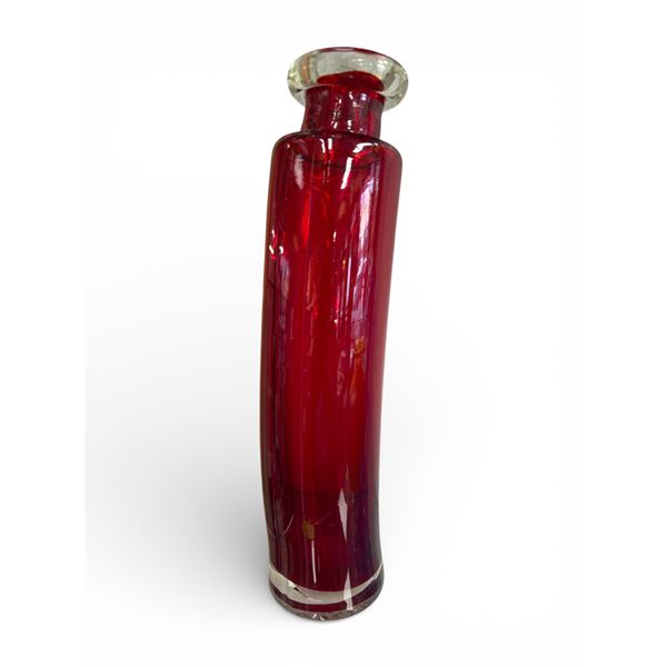 Rosenthal 'Drunken Bottle' Vase by Tapio Wirkkala 15-Inch Modern Glass Design