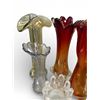 Image 3 : 5-Piece Art Glass Collection Circa 1960s-1970s Murano-Inspired Tallest is 11" Tall