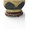 Image 2 : Chinese Antique-Style Ceramic Jar 18-Inch Crackle Glaze Asian Motifs