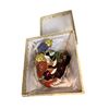 Image 5 : Vibrant Cloisonne Style Enameled Sculpture Featureing Two Koi Fish 5.5" Tall