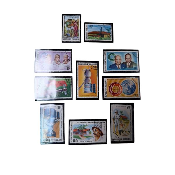 Early 20th Century World Stamps - Tunisia, Russia, Turkey, Paraguay, Peru, Persia, Togo, France, Etc