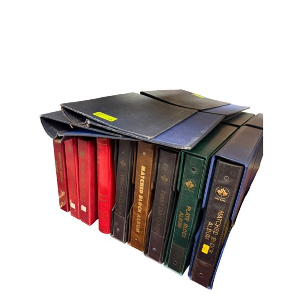 11 pc - Empty Books for Stamp Collecting