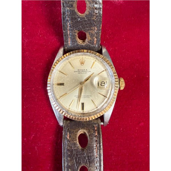 Vintage Rolex Oyster Perpetual Datejust 1601 Stainless Steel Automatic Serial 908831