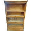 Image 1 : Globe-Wernicke Co. Barrister Bookcase 4-Shelf with Drawer Base Early 20th Century