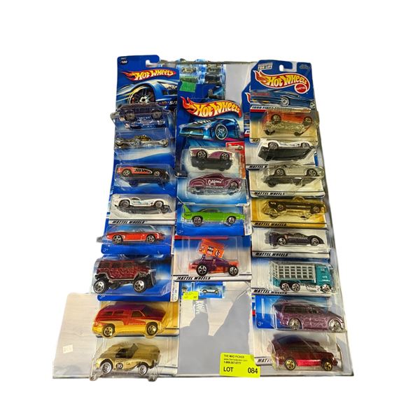 Hot Wheels Lot of 20 Sealed Pack Diecast Cars and Trucks Assorted Models