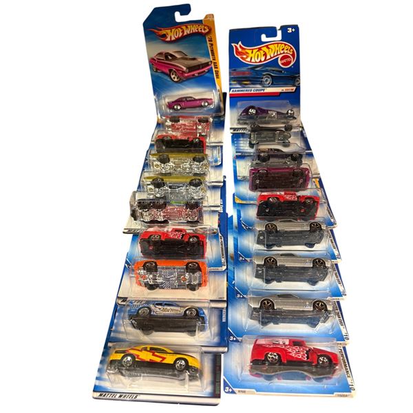 Hot Wheels Lot of 19 Sealed Assorted Cars and Trucks Diecast 1:64 Scale
