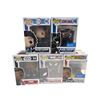 Image 1 : Lot of 5 Funko Pop Figures: Star Wars, Demon Slayer, Black Panther, Civil War and Marvel