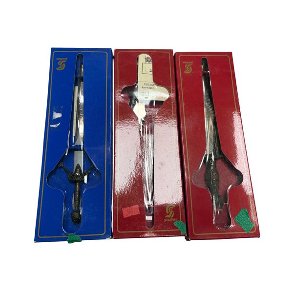 Espadas Miniatures Art Gladius Mini Swords Set of 3 Toledo Spain Approx 10 Inches