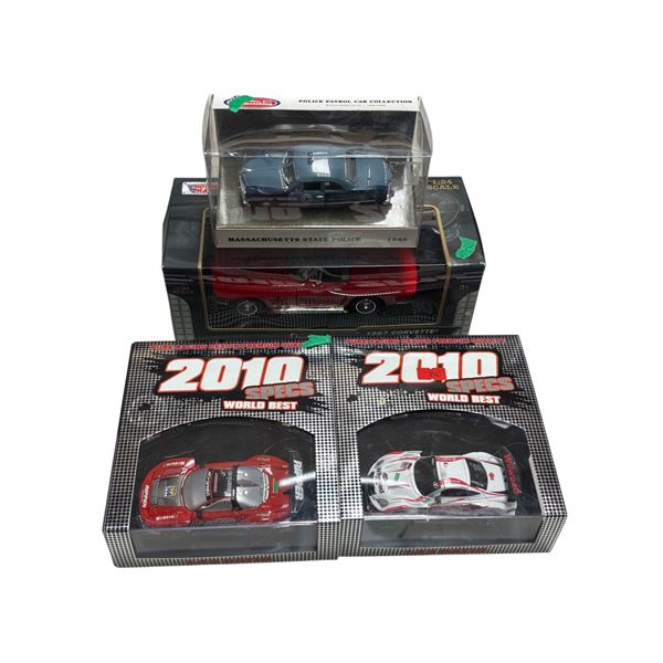 Motor Max and White House Diecast Cars Plus 2 Top Race 1:43 RC Cars