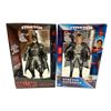 Image 1 : DC Comics Stretch Action Figures Superman and Batman by Mego 1979