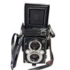 Image 2 : Yashica-24 Twin Lens Reflex Camera 6x6 Medium Format 1960s Japan