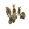 Image 2 : Steiff Collection of 5 Plush Animal Figures 6-Inch Germany