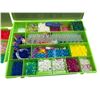 Image 4 : Mixed Lot: Assorted Action Figures and Bracelet Making Supplies with Trays