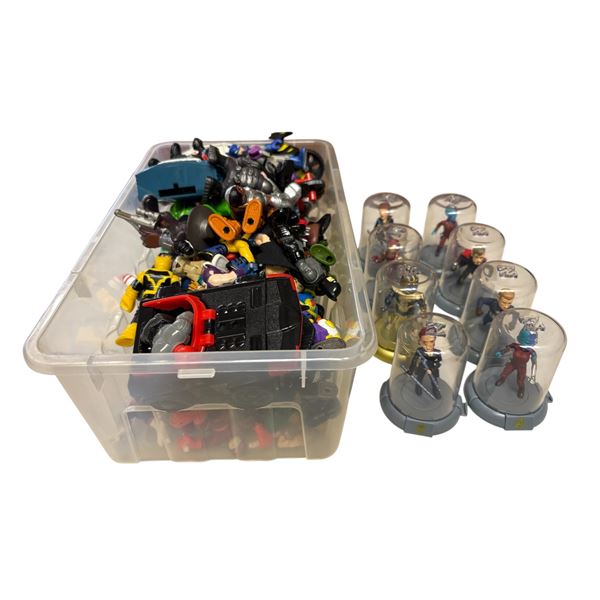 Assorted Action Figures Lot DC Marvel Various Brands Mixed Eras