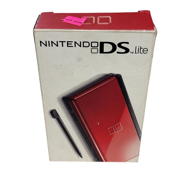 Nintendo DS Lite Red C/usg-USA-1 Handheld Console 2006 Dual Screens