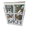 Image 2 : Lot of 2: Celtic Designed 'Bach' Poster by David Lance Goines 20x28 Abstract Floral Print 22.5x32