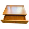 Image 3 : Small Mid-Century Modern Style Nightstand 21x15x20 Inch Wood