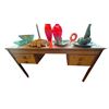 Image 1 : Retro Mid-Century Modern Design Desk 53x23x28.5 Inches Wood
