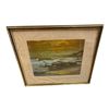 Image 1 : Robert Wood 'Sunset Shore' Framed Print 26x29.5 Inch Landscape Scene