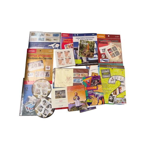 25+ Canadian Stamp Booklets - Dates Range from 1986 - 2014 * Includes Some Olympic Packs