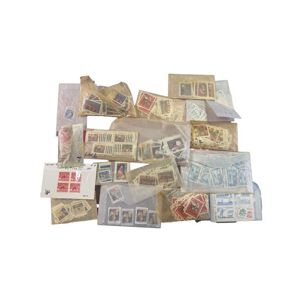 Group of Canadian Mint and Canceled Stamps - 1930s to 1980s
