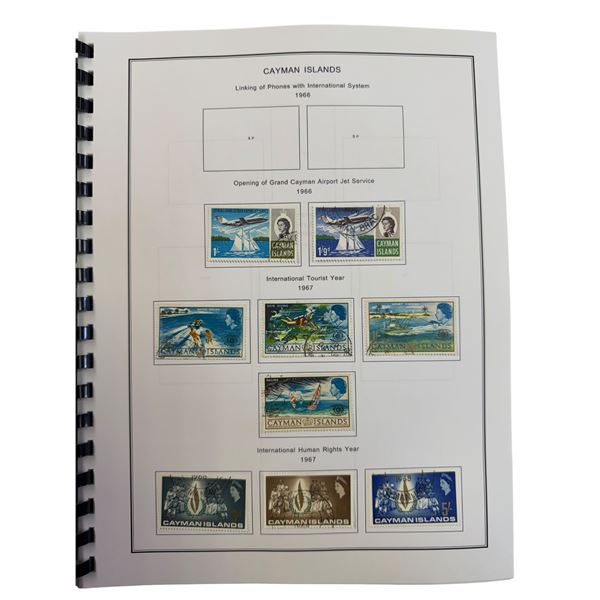 Vintage Stamp Collections - Malta, Botswana, Greenland, Mauritius, Virgin Islands, Etc.