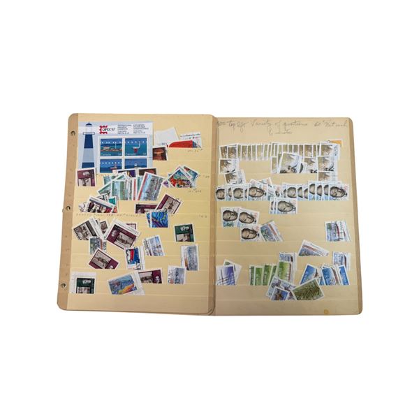 Vintage Canadian Stamp Collection