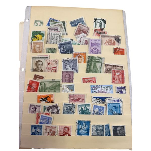 Vintage Stamps - 1948 Landfall of Columbus, Mid Century Stamps