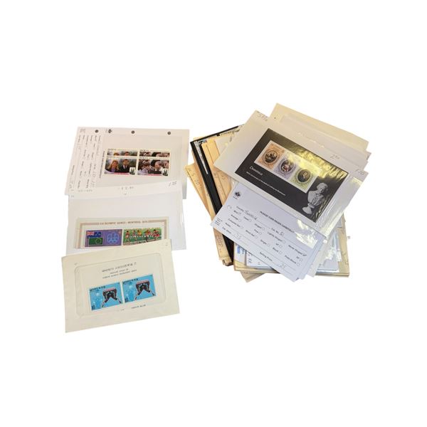 Catalogued Vintage Stamps From Around The World - Various Years