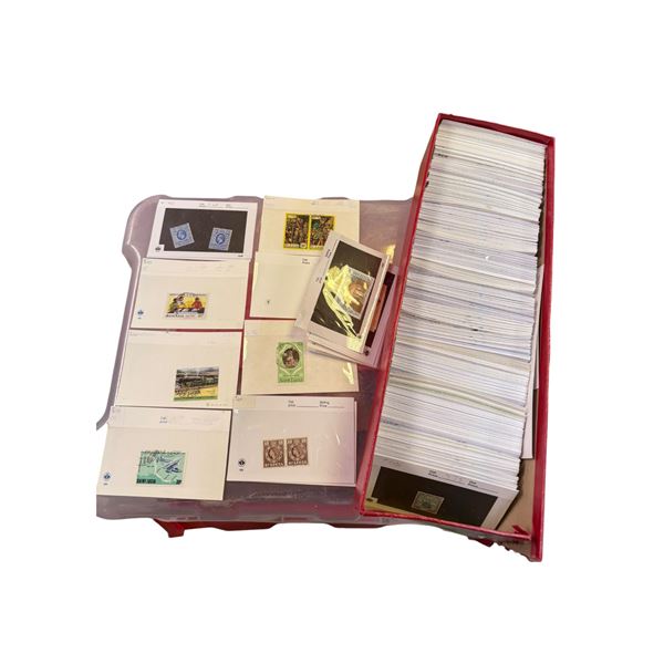 Box - Catalogued Vintage Stamps From Around The World - Various Years