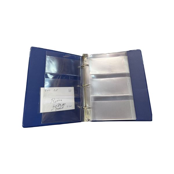 Box - Empty Binders for Stamp Collecting