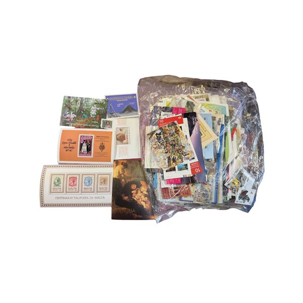 Bag of Vintage Worldwide Stamps