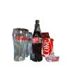 Image 3 : Group - Coca-Cola Glasses, Bottles, Framed Mirror, Tins, Etc.