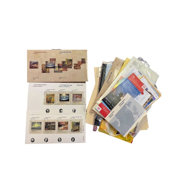 Vintage Canadian Stamps Including "Group of Seven" Art, Agriculture, Sports, Etc.