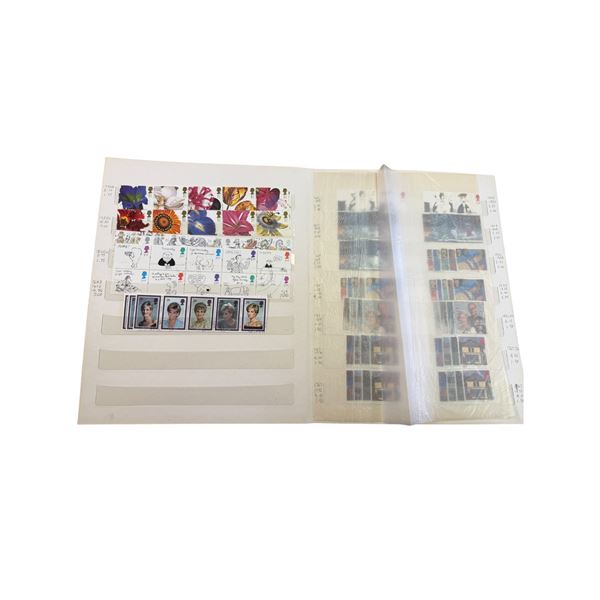 Assorted Collection of Vintage Stamps in Album