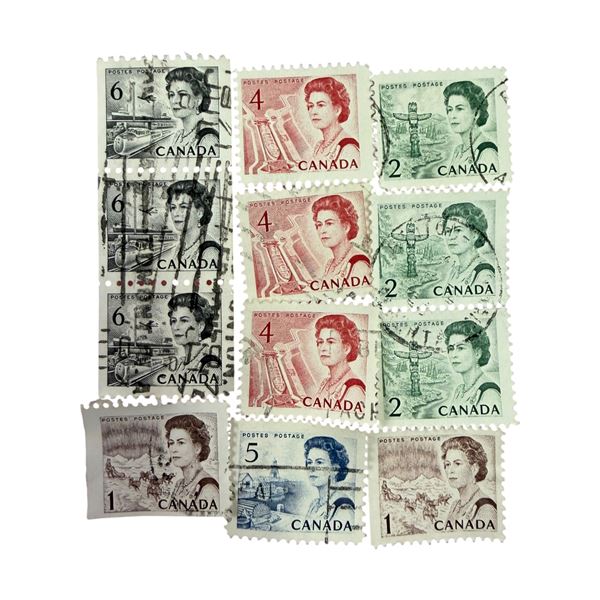 Bag of Misc. Canadian Stamps