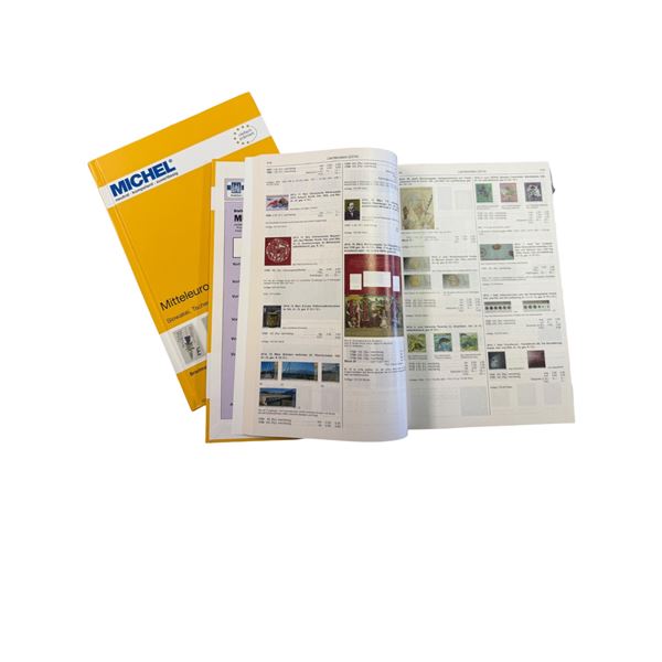 Volumes 1, 2, 3, 4, 7 & 8 of Michel Europa (2022) Stamp Indexes