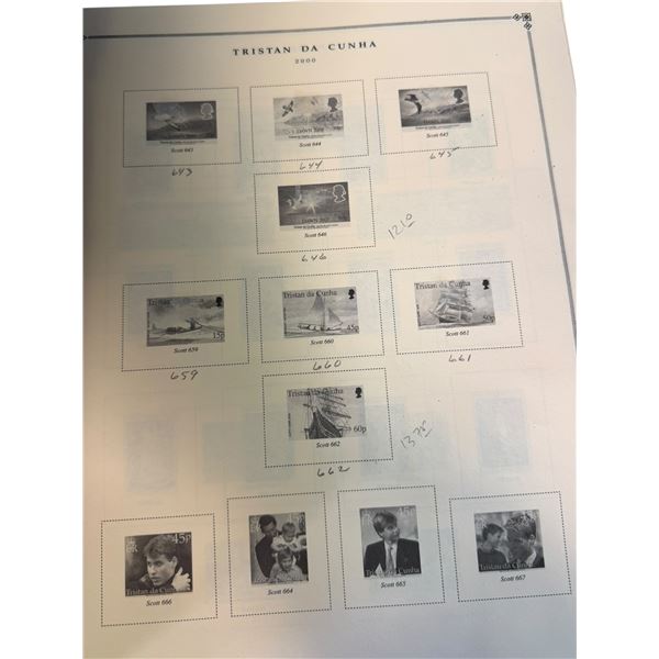 4 pc - International Postage Stamp Album Supplements - Ireland 1990 / India 1980