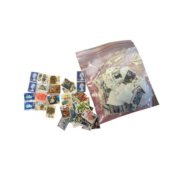 3 Oz. Bag of Canceled British Stamps