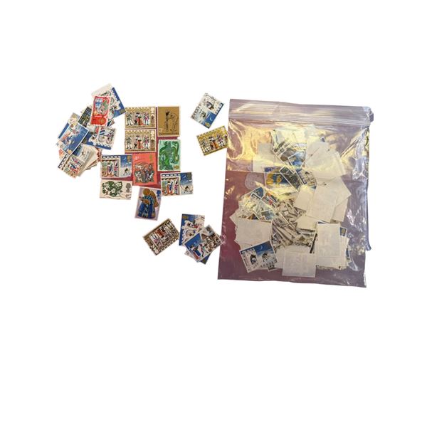1.2 Oz. Bag of Great Britian Christmas & Other Stamps - Canceled