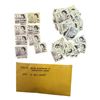 Image 1 : 10 Gram Envelope of 1967-73 Queen Elizabeth II Definitive Issue 3¢ Dull Purple Stamps * Used