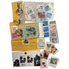 Image 2 : 14 Oz. Bag of Canadian Soaker Stamps * Still on Envelope Corners * Used