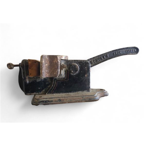 Antique Scholls Arch Lifter Cobbler's Machine Cast Iron Early 20th Century