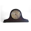 Image 1 : Antique 14 Day Wood Wind up Mechanical Mantle Clock 16x14.5x9" with Key
