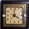 Image 2 : General Electric Model C50 Alarm Clock Radio Receiver Black Plastic Vintage