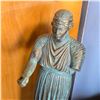 Image 3 : Bronze Sculpture Charioteer of Delphi with Marble Base 14-Inch Tall