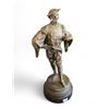 Image 1 : French Bronze Sculpture Cavalier Soldier 16-Inch Tall