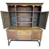 Image 4 : Oak Welsh Style Dresser Hutch Two Piece 66x23x82-Inch Circa Early 20th Century