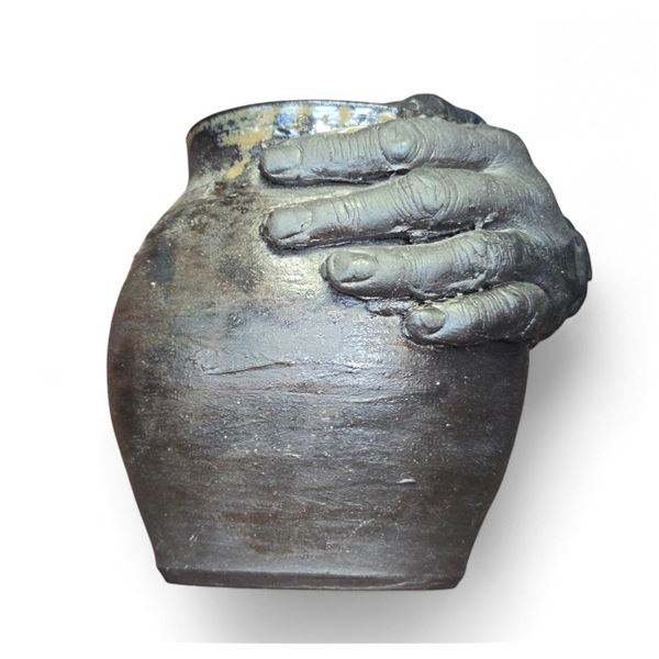 Studio Pottery Piece Potters Hand Design Signed by Mckay