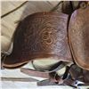 Image 2 : Vintage Western Style Saddle Western Americana 14.5-Inch Leather